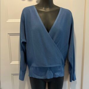 Tag Women's Blue Wrap Top